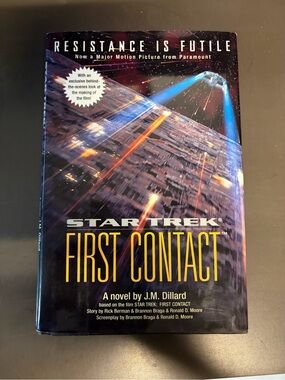 Star Trek First Contact Hardcover Book